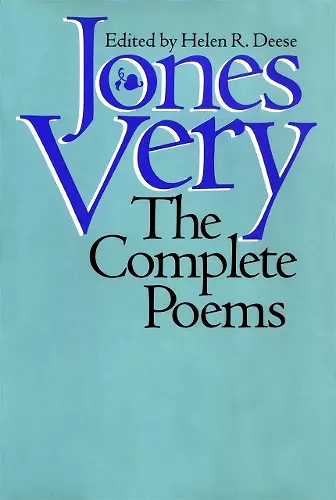 Jones Very cover