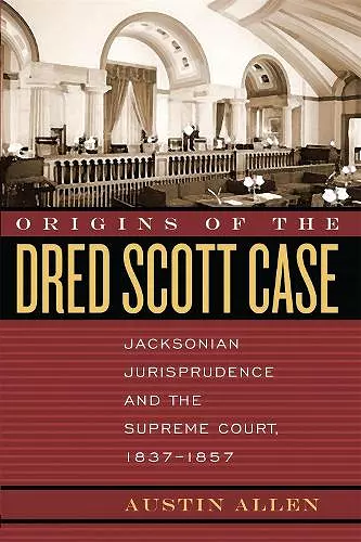 Origins of the Dred Scott Case cover