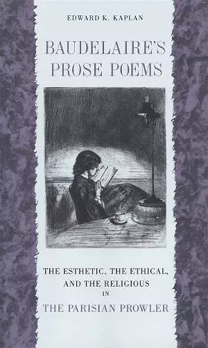 Baudelaire's Prose Poems cover