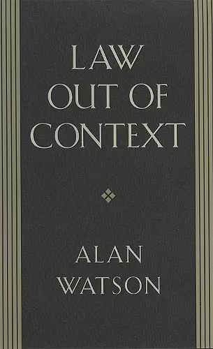 Law Out of Context cover