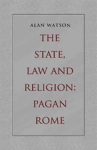 The State, Law and Religion cover