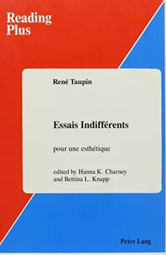 Essais Indifférents cover