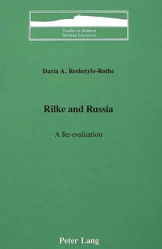 Rilke and Russia cover