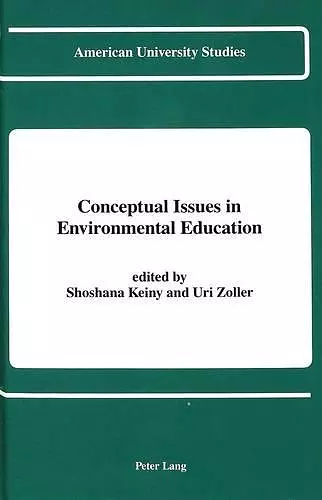 Conceptual Issues in Environmental Education cover