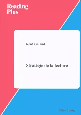 Stratégie de la Lecture cover