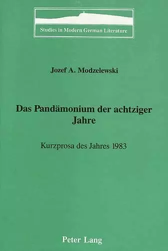 Das Pandaemonium der Achtziger Jahre cover