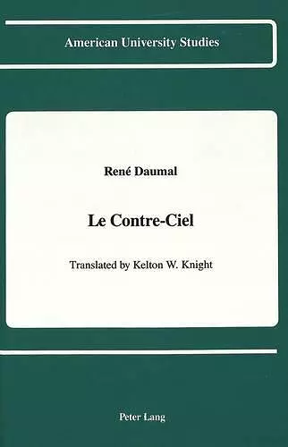 Le Contre-Ciel cover