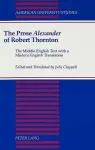 The Prose Alexander of Robert Thornton cover