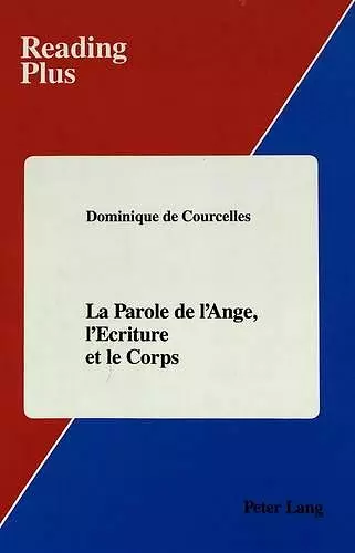 La Parole de L'ange, L'ecriture et le Corps cover