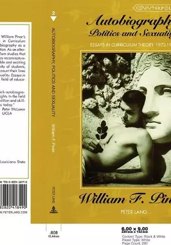 Autobiography, Politics and Sexuality cover