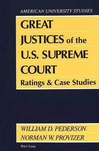 Great Justices of the U.S. Supreme Court cover