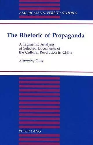 The Rhetoric of Propaganda cover