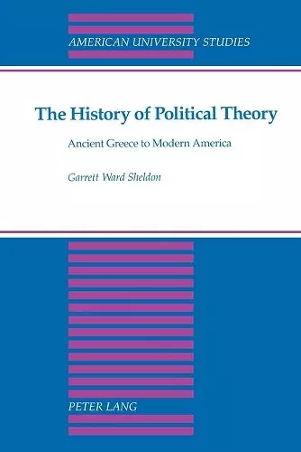 The History of Political Theory cover