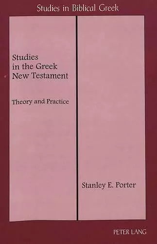 Studies in the Greek New Testament cover