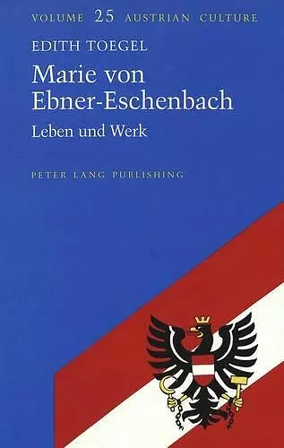 Marie von Ebner-Eschenbach cover