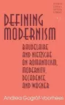 Defining Modernism cover