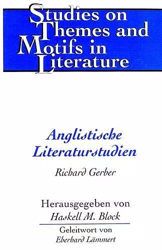 Anglistische Literaturstudien cover