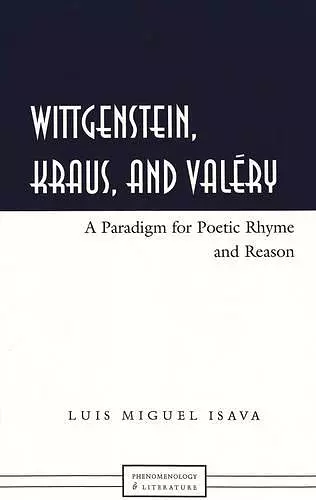 Wittgenstein, Kraus, and Valery cover