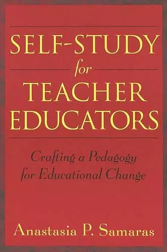 Self-Study for Teacher Educators cover