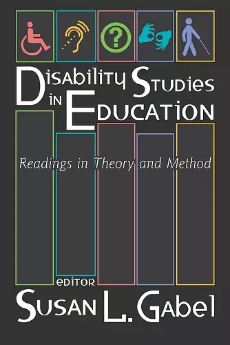 Disability Studies in Education cover