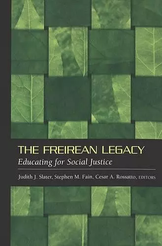 The Freirean Legacy cover