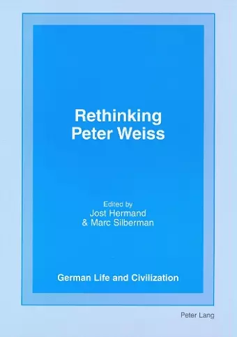 Rethinking Peter Weiss cover