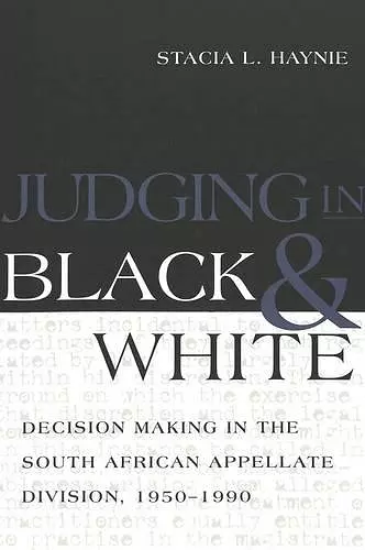 Judging in Black and White cover