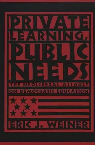 Private Learning, Public Needs cover