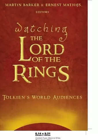Watching The Lord of the Rings cover