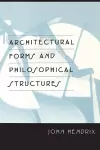 Architectural Forms and Philosophical Structures cover