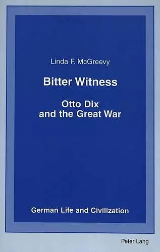 Bitter Witness cover