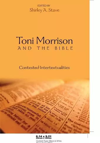 Toni Morrison and the Bible cover