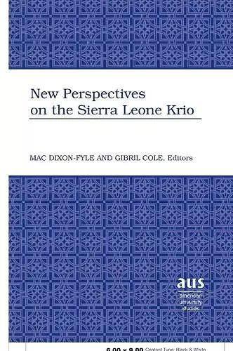 New Perspectives on the Sierra Leone Krio cover