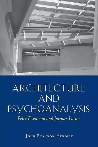 Architecture and Psychoanalysis cover
