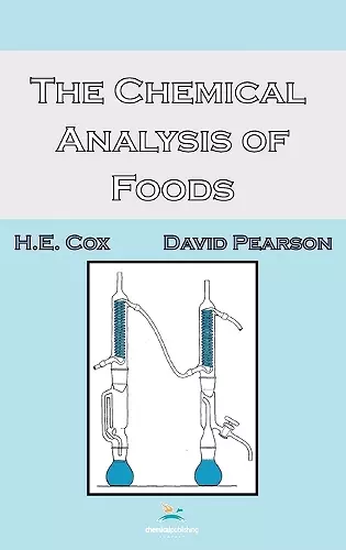 The Chemical Analysis of Foods cover