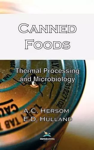 Canned Foods; Thermal Processing and Microbiology, 7th Edition cover