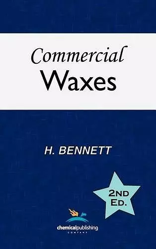 Commercial Waxes, Second Edition cover