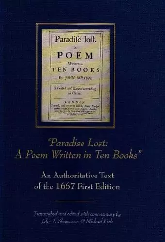 “Paradise Lost: A Poem Written in Ten Books” cover