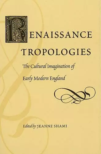 Renaissance Tropologies cover