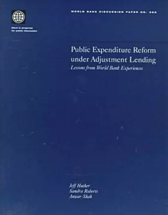 Public Expenditure Reform Under Adjustment Lending cover