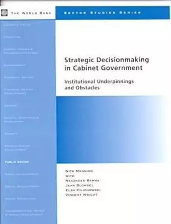 Strategic Decisionmaking in Cabinet Government cover