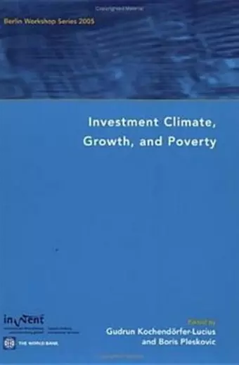 Investment Climate, Growth, and Poverty cover