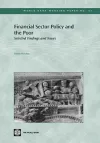 Financial Sector Policy and the Poor cover