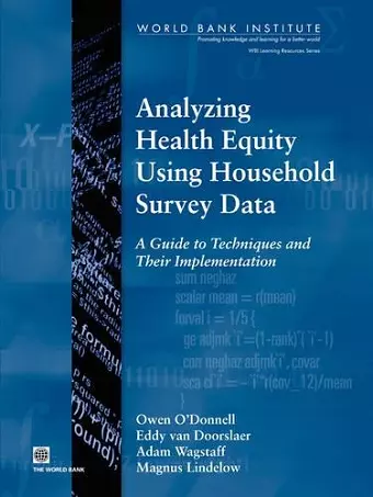 Analyzing Health Equity Using Household Survey Data cover