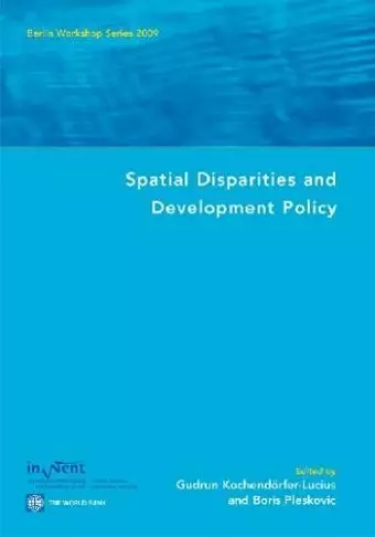 Spatial Disparities and Development Policy cover