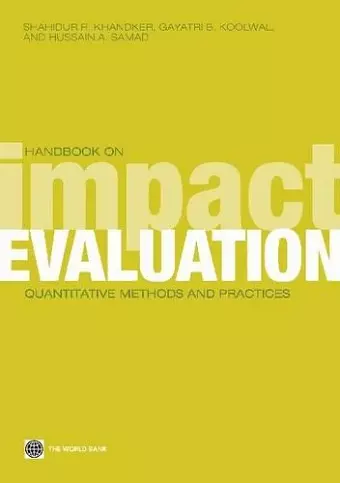 Handbook on Impact Evaluation cover