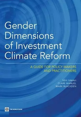 Gender Dimensions of Investment Climate Reform cover