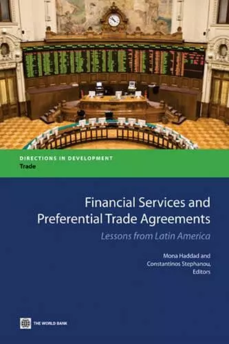 Financial Services and Preferential Trade Agreements cover