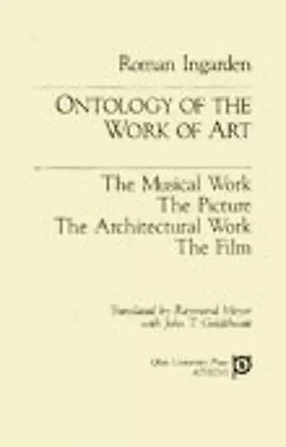 Ontology of the Work of Art cover