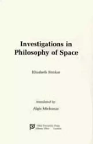 Investigations in Philosophy of Space cover